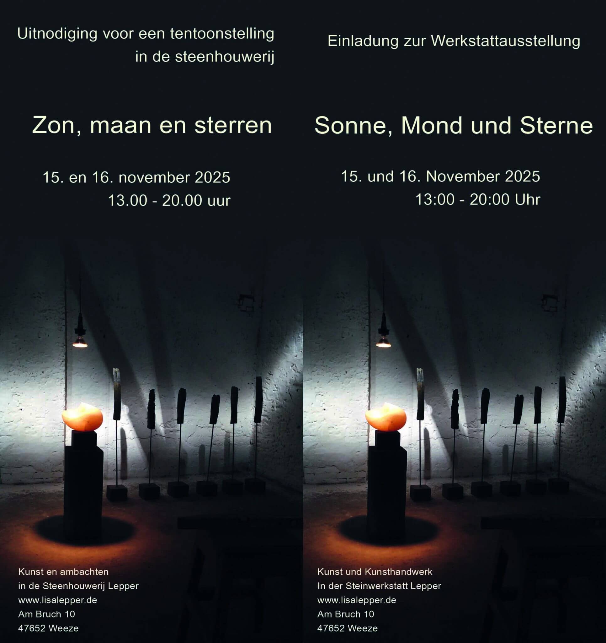 Werkstattausstellung Sonne, Mond und Sterne 2025